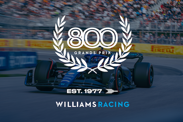 Williams Racing anuncia celebraciones por sus 800 Grandes Premios (FOTO: Williams Racing)