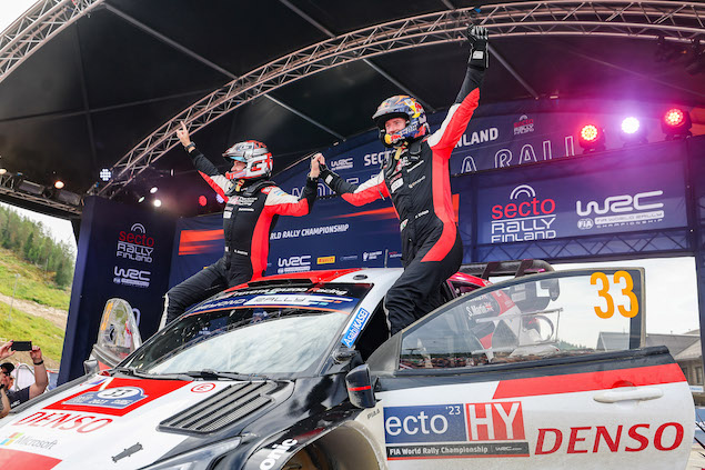 WRC: Elfyn Evans concreta victoria en Finlandia (FOTO: Toyota Gazoo Racing WRT)