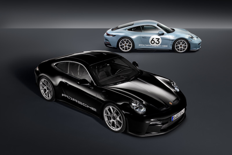 Porsche 911 S/T y Porsche 911 S/T con pack Heritage Design (FOTO: Porsche)