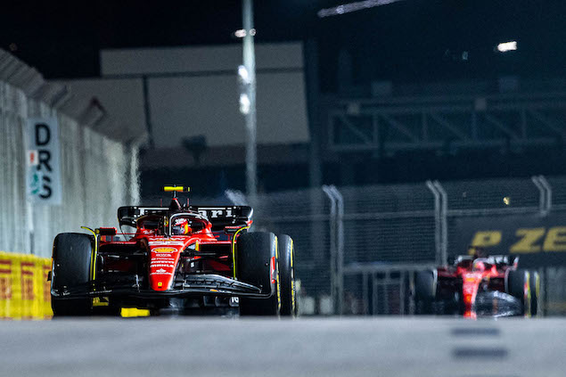 Carlos Sainz en la PP del Gran Premio de Singapur (FOTO: Scuderia Ferrari Press Office)