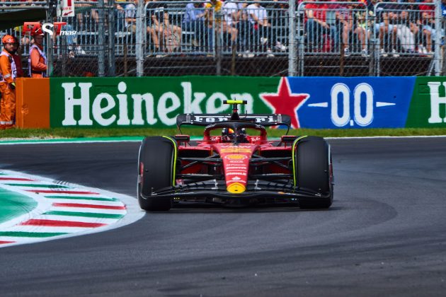 Carlos Sainz (Scuderia Ferrari) durante la Práctica 1 del GP de Italia 2023 de F1 (FOTO: Piergiorgio Facchinetti para FASTMag)