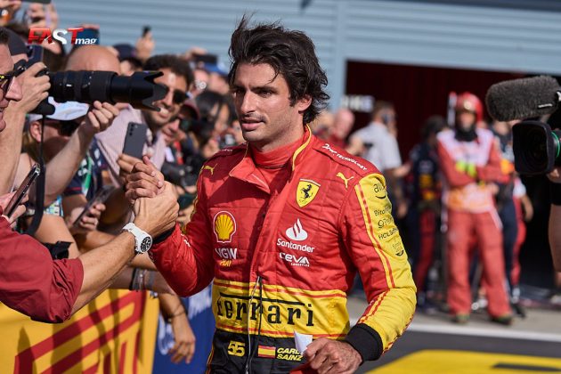 Carlos Sainz (Scuderia Ferrari), tercer lugar en el GP de Italia F1 2023 (FOTO: Piergiorgio Facchinetti)