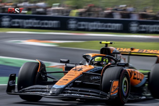 Lando Norris (McLaren Racing) en la Práctica 3 del GP de Italia 2023 de F1 (FOTO: Daniele Benedetti para FASTMag)