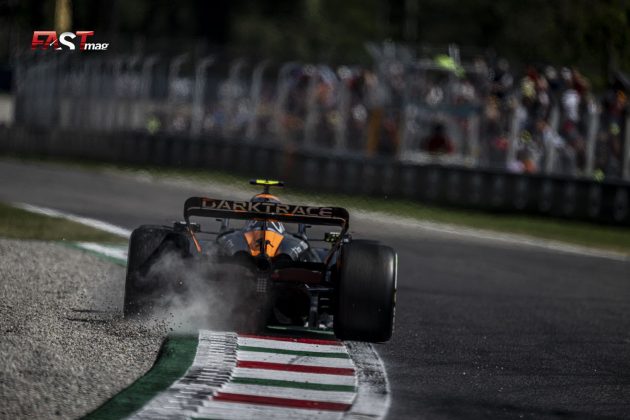 Lando Norris (McLaren Racing) en la Práctica 3 del GP de Italia 2023 de F1 (FOTO: Daniele Benedetti para FASTMag)