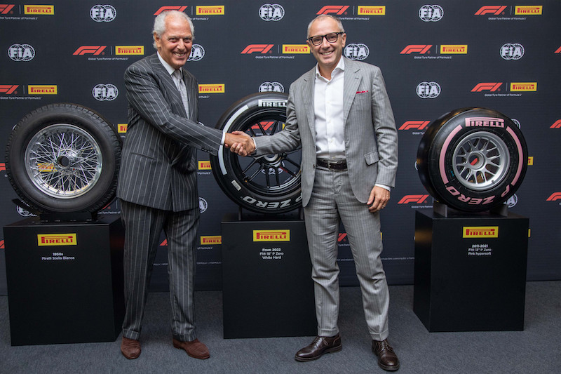 Stefano Domenicali y Marco Tronchetti Provera (FOTO: Pirelli Motorsport)