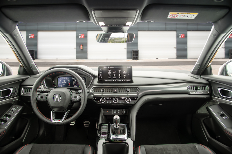 El interior del Acura Integra Type S (FOTO: Acura México)