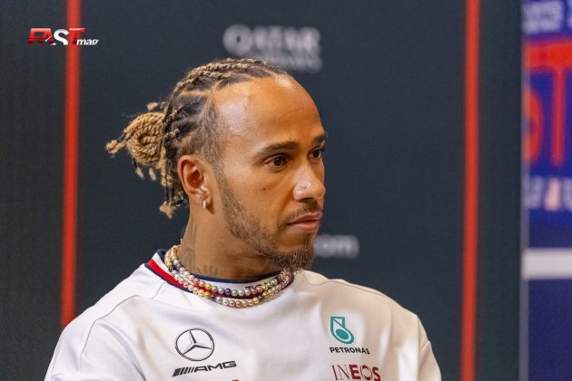 Lewis Hamilton (Mercedes-AMG F1) en el Día de Medios del GP de Estados Unidos F1 2023 (FOTO: Arturo Vega)