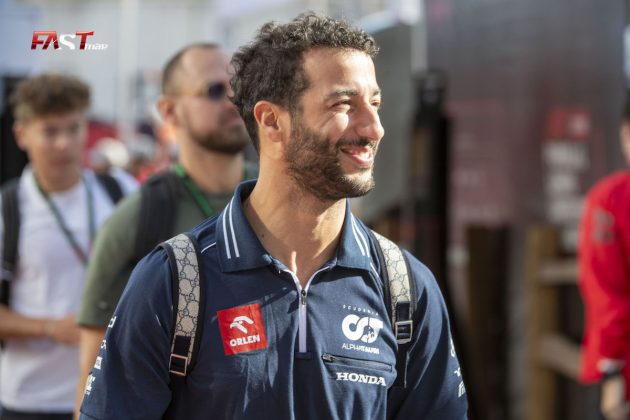 Daniel Ricciardo (Scuderia AlphaTauri) en el paddock del GP de Estados Unidos F1 2023 (FOTO: Eduardo Rodríguez para FASTMag)