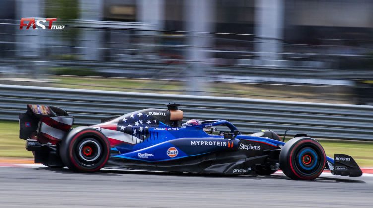 Alex Albon (Williams Racing) durante el Sprint Shootout del GP de Estados Unidos F1 2023 (FOTO: Eduardo Rodríguez para FASTMag)