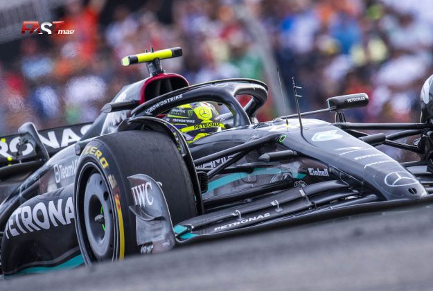 Lewis Hamilton (Mercedes-AMG F1) en la Carrera Sprint del GP de Estados Unidos F1 2023 (FOTO: Eduardo Rodríguez para FASTMag)