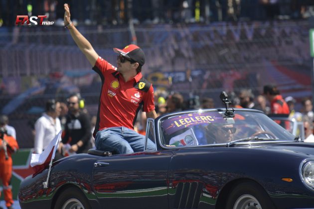 Charles Leclerc (Scuderia Ferrari) en el Desfile de Pilotos del GP de Ciudad de México F1 2023 (FOTO: Carlos A. Jalife)