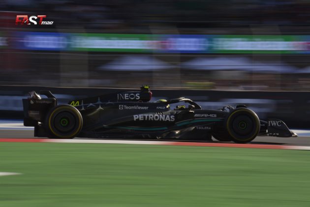 Lewis Hamilton (Mercedes-AMG F1) durante el GP de Ciudad de México F1 2023 (FOTO: Carlos A. Jalife)