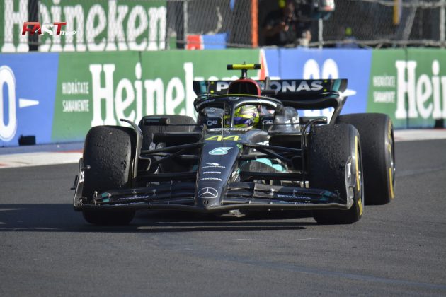 Lewis Hamilton (Mercedes-AMG F1) durante el GP de Ciudad de México F1 2023 (FOTO: Carlos A. Jalife)