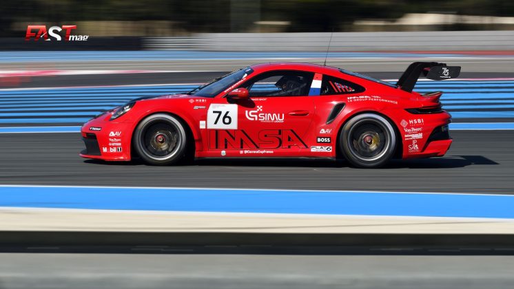 Porsche 911 GT3 Cup de IMSA LS Group Performance de Louis Perrot (FOTO: Yann Seite)