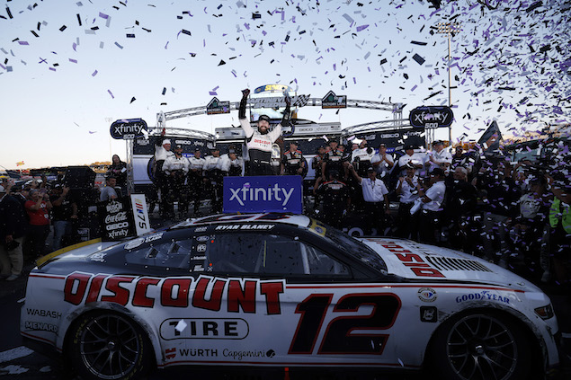 Blaney gana Martinsville y es finalista por NASCAR Cup (FOTO: NASCAR Media)