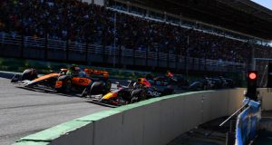 F1 Brasil: Verstappen gana Sprint y Pérez finaliza tercero (FOTO: Rudy Carezzevoli/Red Bull Racing)